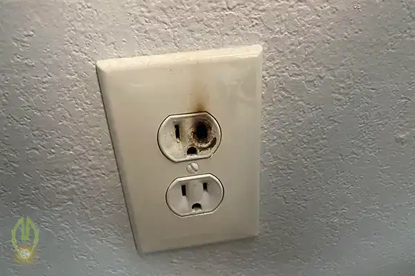 Black Smudges and Smoke on Electrical Outlets